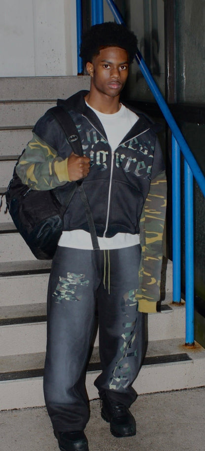 Double camo sweatpants