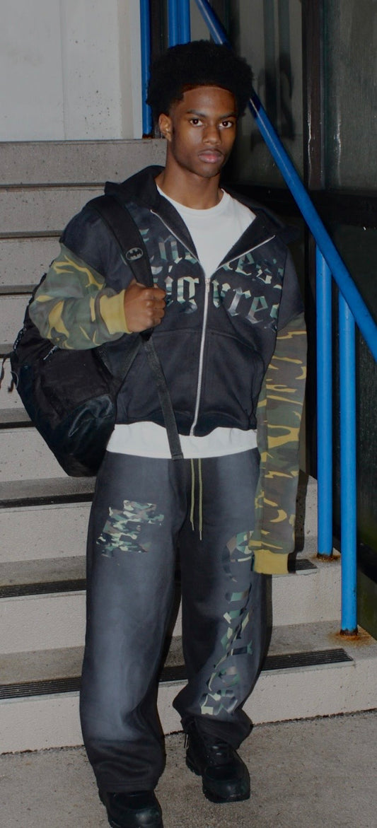 Double camo sweatpants