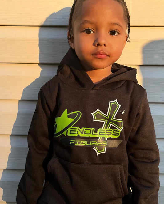 Green Little kids hoodie