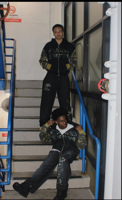 Double camo sweatpants