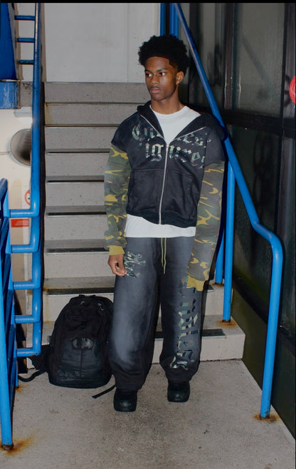 Double camo sweatpants